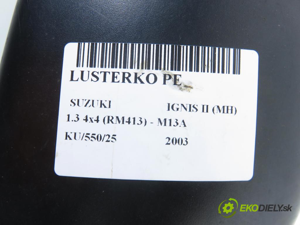 SUZUKI IGNIS II (MH) HB 2003 69,00 1.3 VVT 4x4 94 - M13A 1328,00 Spätné zrkadlo 8470186G60