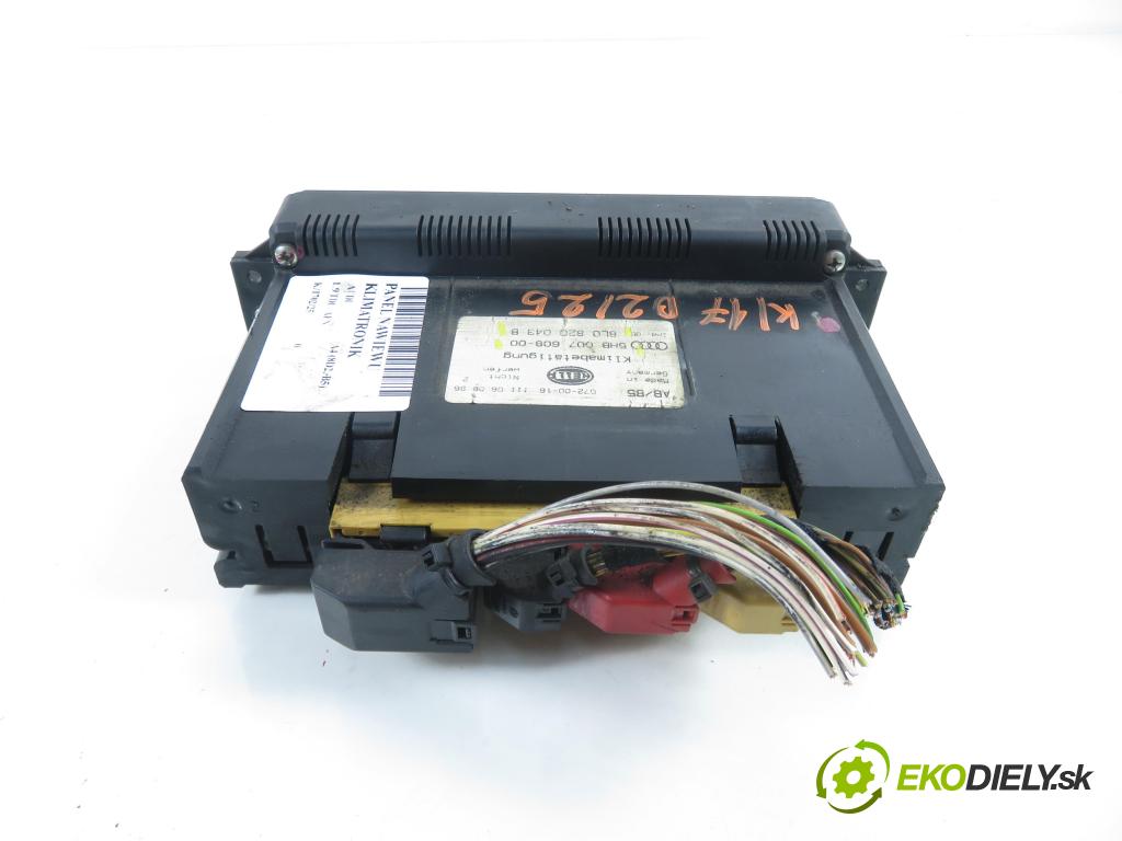 AUDI A4 (8D2, B5) SEDAN 1996 81,00 1.9 TDI 110 - AFN 1896,00 Panel topení KLIMATRONIK 8L0820043B ; 5HB00760800