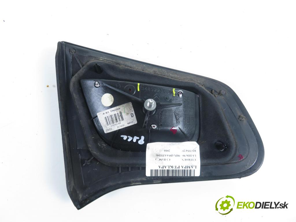 CITROEN C3 II (SC_) HB 2010 0,00 1.6 HDi 90 - 9HX (DV6ATED4) 1560,00 Svetlo pravé zadné kufor 9685225480