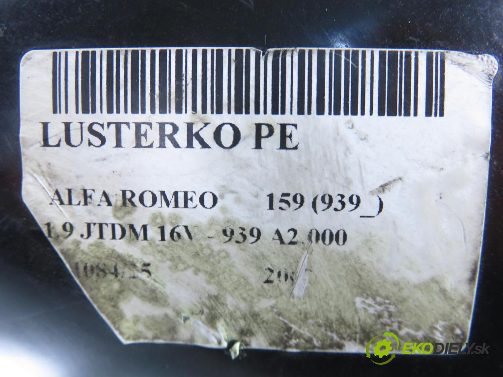 ALFA ROMEO 159 (939_) SEDAN 2007 110,00 1.9 JTDM 16V - 939 A2.000 1910,00 zpětné zrcátko 
