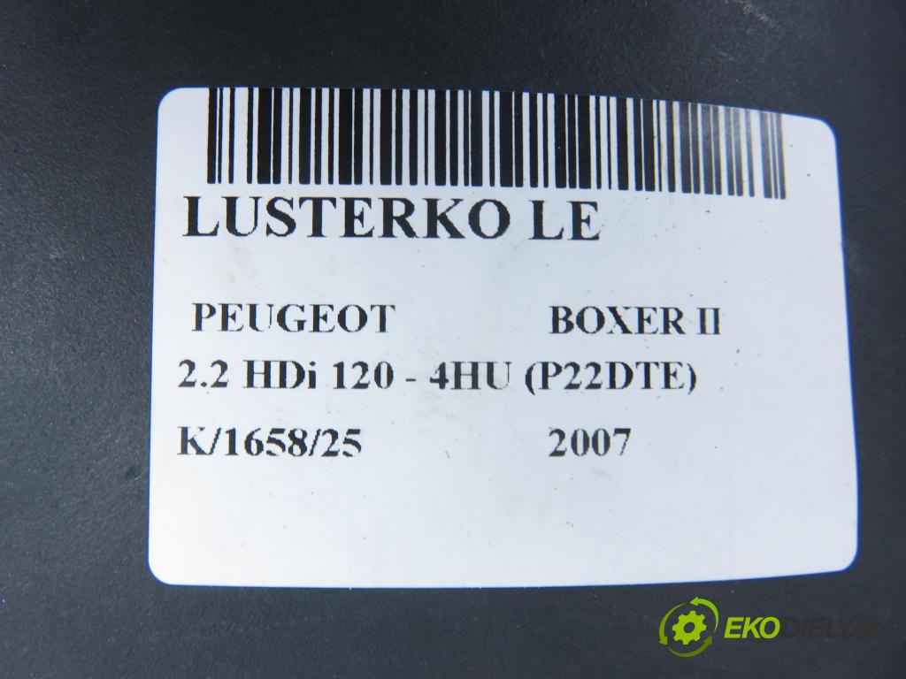 PEUGEOT BOXER Skrzynia FURGON 2007 88,00 2.2 HDi 120 - 4HU (P22DTE) 2198,00 zpětné zrcátko LE