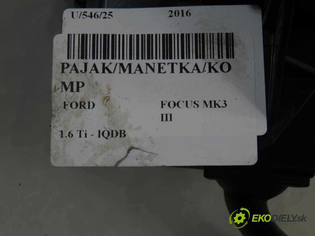 FORD FOCUS III HB 2016 77,00 1.6 Ti VCT 105 - IQDC 1596,00 PAKA/ŘAZENÍ/SADA: F1ET13N064AC ; AV6T13335AE ; F1E717A553BA