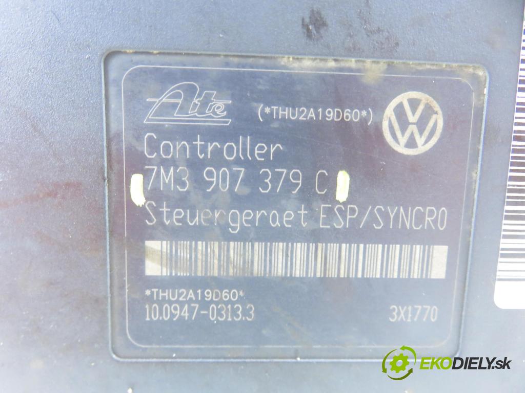 VW SHARAN (7M8, 7M9, 7M6) MINIVAN 2002 85,00 1.9 TDI PD 115 4motion - AUY 1896,00 Pumpa ABS 7M3907379C ; 7M3614111B (Pumpa ABS)