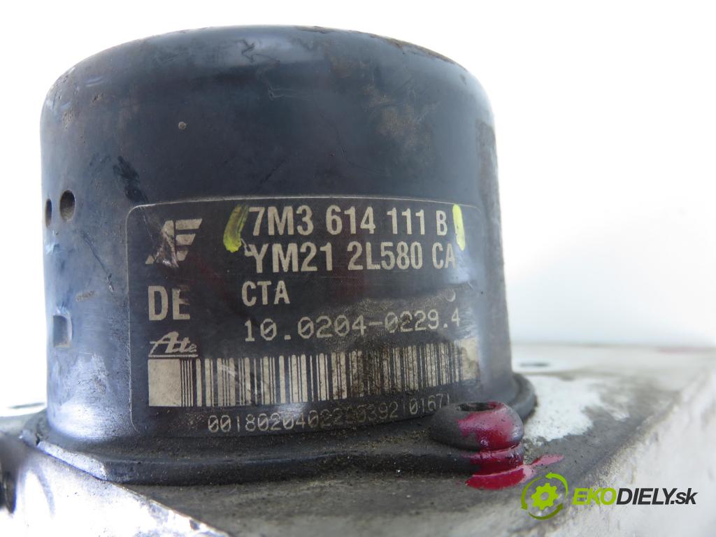 VW SHARAN (7M8, 7M9, 7M6) MINIVAN 2002 85,00 1.9 TDI PD 115 4motion - AUY 1896,00 Pumpa ABS 7M3907379C ; 7M3614111B (Pumpa ABS)