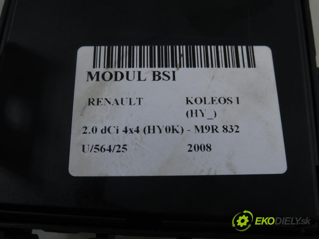 RENAULT KOLEOS I (HY_) SUV 2008 110,00 2.0 dCi 4x4 150 - M9R 832 1995,00 MODUL BSI S122736023E ; 284B1JY10A