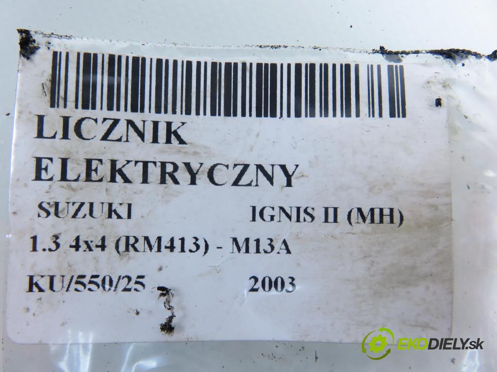 SUZUKI IGNIS II (MH) HB 2003 69,00 1.3 VVT 4x4 94 - M13A 1328,00 prístrojovka elektrický 3410086G20