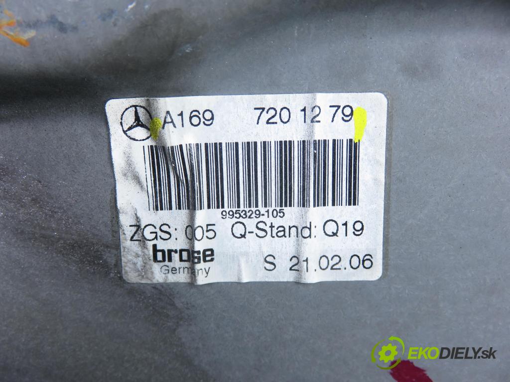 MERCEDES-BENZ KLASA A (W169) HB 2006 80,00 2.0 CDI 109 - OM 640.940 1991,00 Mechanizmus okien 3D A1697201279