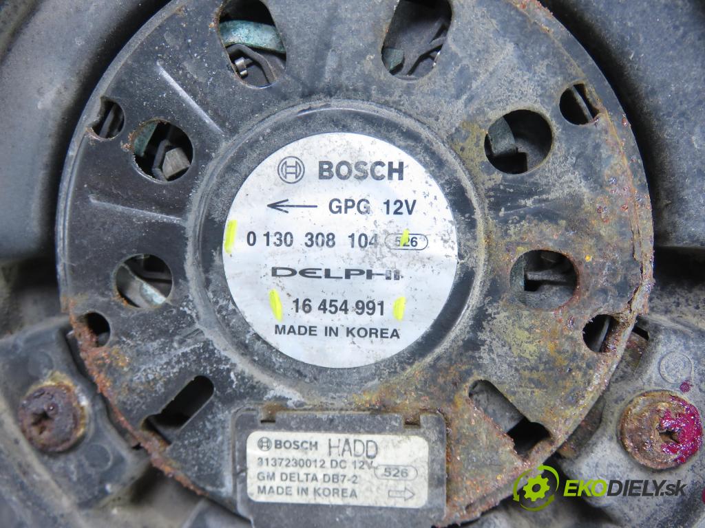 CHEVROLET CRUZE liftback (J305) HB 2012 120,00 2.0 Dsl - LNP 1998,00 ventilátor chladič PODNEBÍ / VODA 0130308406 ; 16454989 ; 16454991