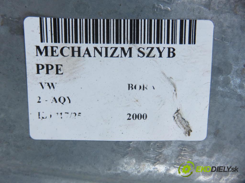 VW BORA (1J2) SEDAN 2000 85,00 2 - AQY 1984,00 mechanismus oken PPE 1J4837730AA ; 1J1959802D