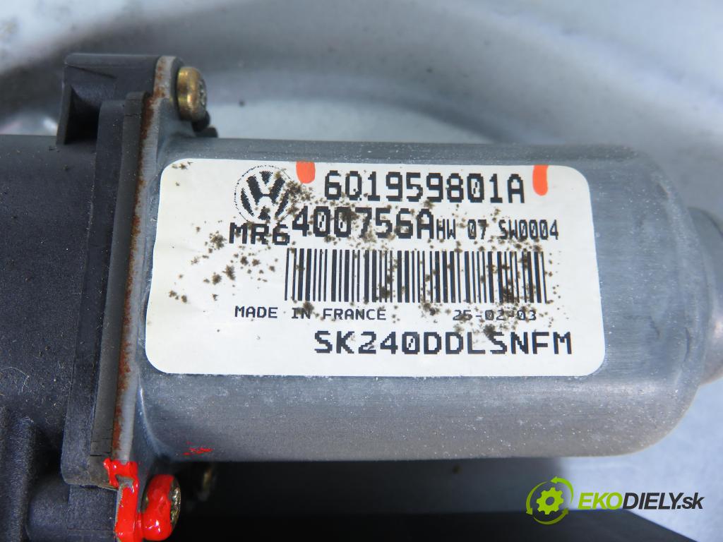 SKODA FABIA I (6Y2) HB 2003 74,00 1.9 TDI PD 100 - ATD 1896,00 mechanismus oken 6Q1959801A