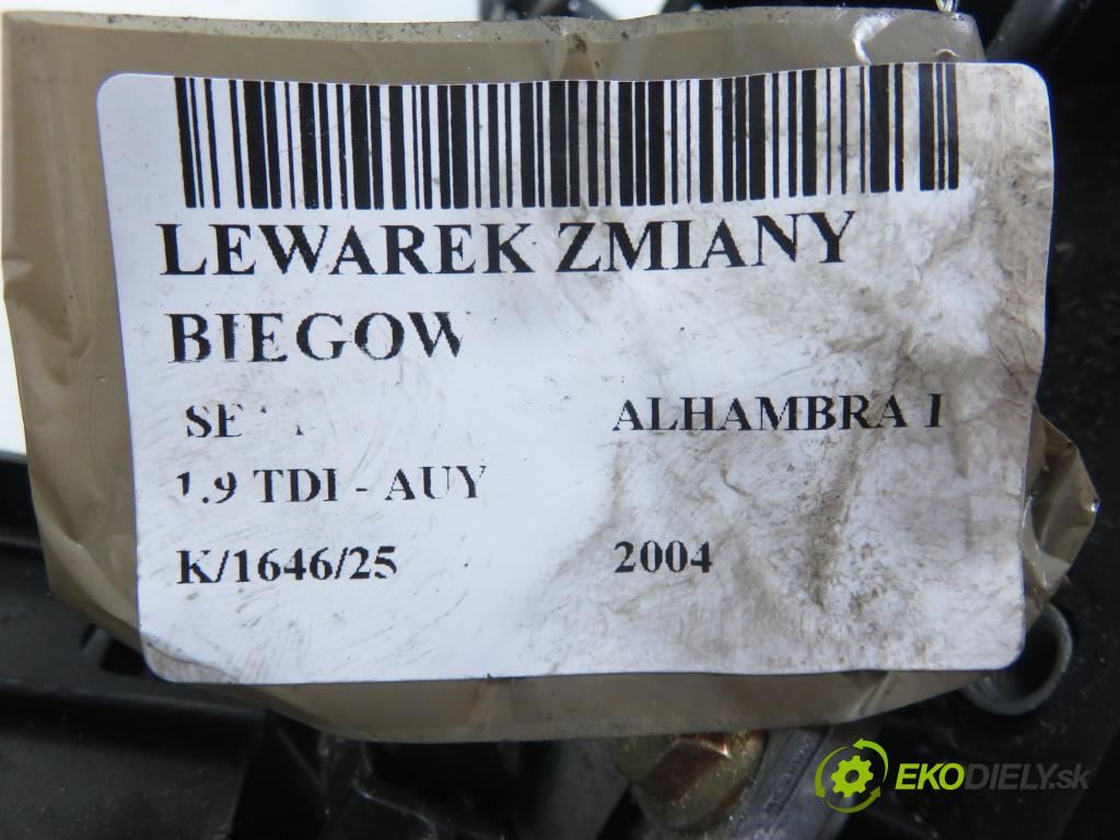 SEAT ALHAMBRA (7V8, 7V9) MINIVAN 2004 85,00 1.9 TDI PD 115 - AUY 1896,00 ZVEDÁK: 7M3713203