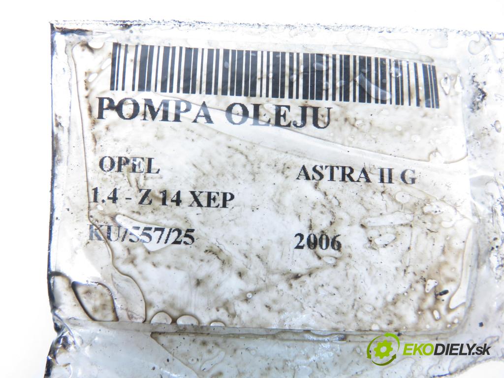 OPEL ASTRA G liftback (T98) HB 2006 66,00 1.4 - Z 14 XEP 1364,00 Pumpa oleja 55556309 (Olejová pumpa)