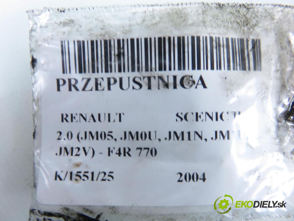 RENAULT SCENIC II (JM0/1_) MINIVAN 2004 99,00 2.0 135 - F4R 770 1998,00 Škrtiaca klapka 8200171134B ; 8200190230 (Škrtiaca klapka)