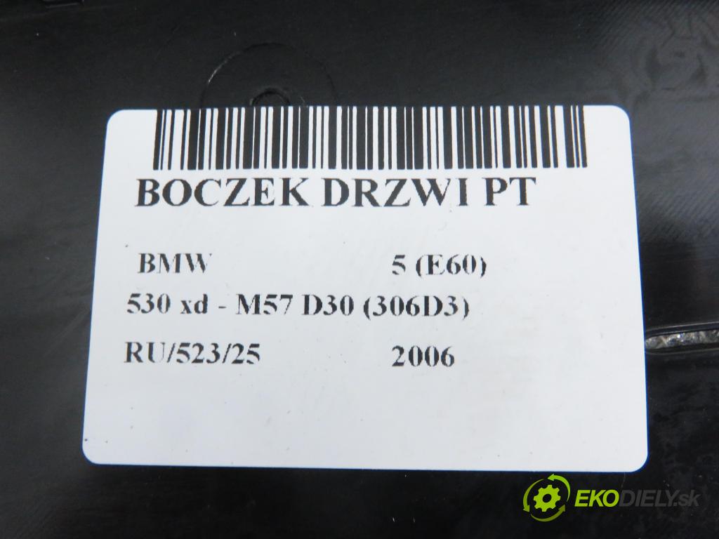 BMW 5 (E60) SEDAN 2006 170,00 530 xd 231 - M57 D30 (306D3) 2993,00 bočné 