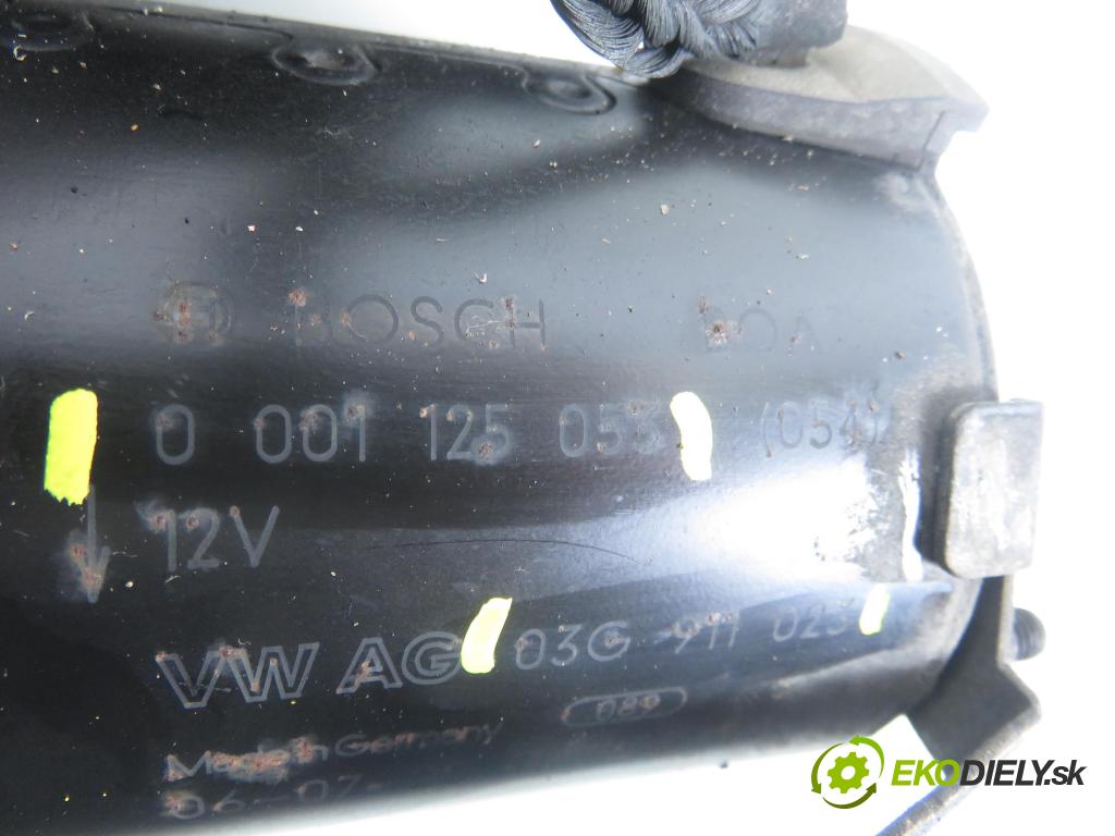 AUDI A4 Avant (8ED, B7) KOMBI 2007 103,00 2.0 TDI - BPW 1968,00 Štartér 0001125053 ; 03G911023 (Štartér)