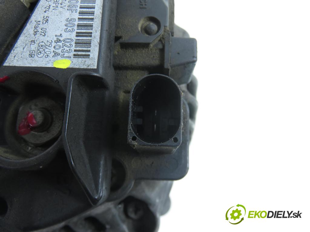 AUDI A4 Avant (8ED, B7) KOMBI 2007 103,00 2.0 TDI - BPW 1968,00 Alternátor 06F903023J (Alternátor)