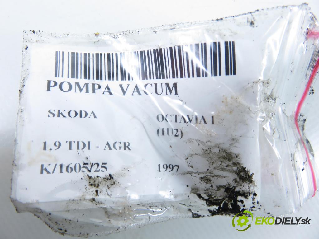 SKODA OCTAVIA I (1U2) LIFTBACK 1997 66,00 1.9 TDI 90- AGR 1896,00 pumpa vakuová 038145101B