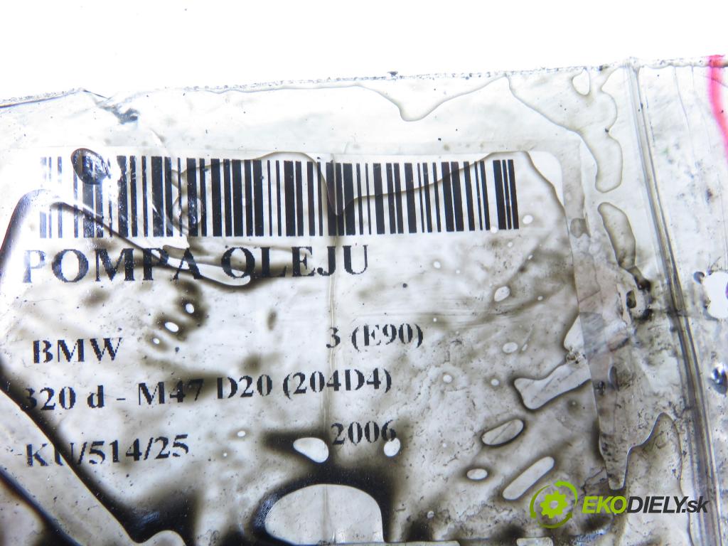 BMW 3 (E90) SEDAN 2006 120,00 2.0 320 d 163 1995,00 Pumpa oleja 8058052011 (Olejová pumpa)