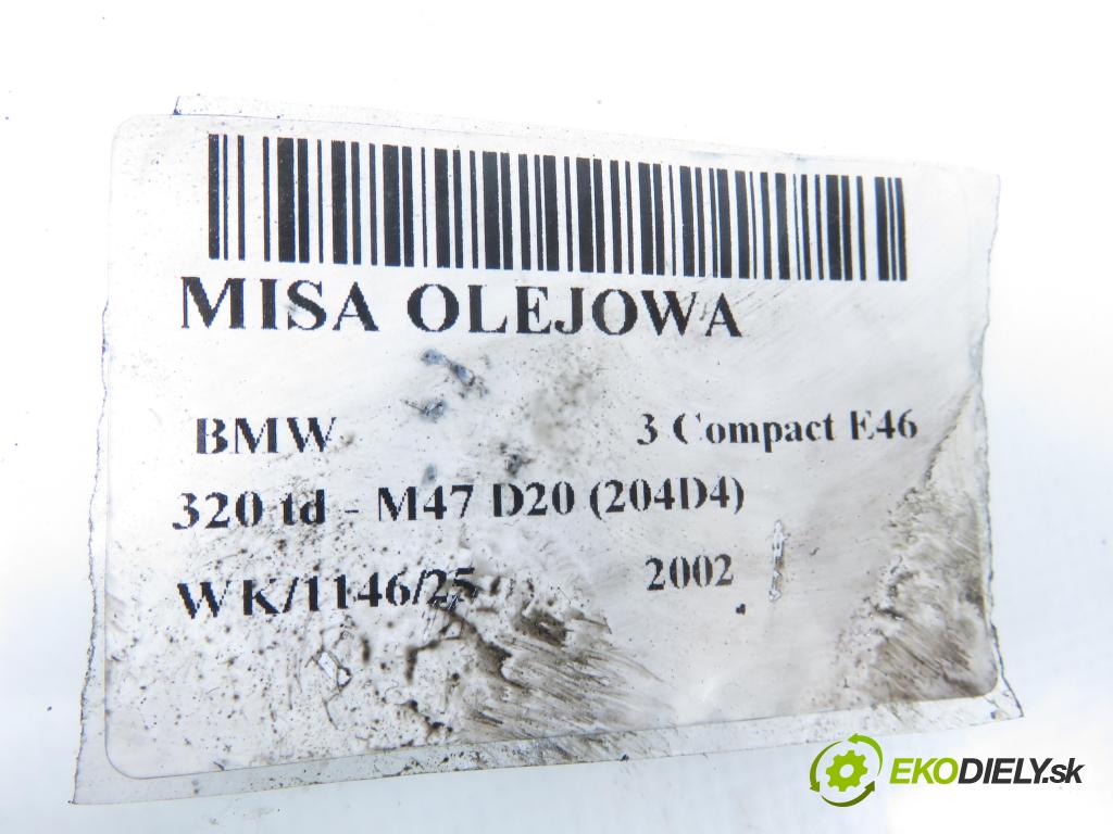 BMW 3 Compact (E46) COMPACT 2002 110,00 320 td 150 - M47 D20 (204D4) 1995,00 Vaňa olejová 7786994 (Olejová vaňa)