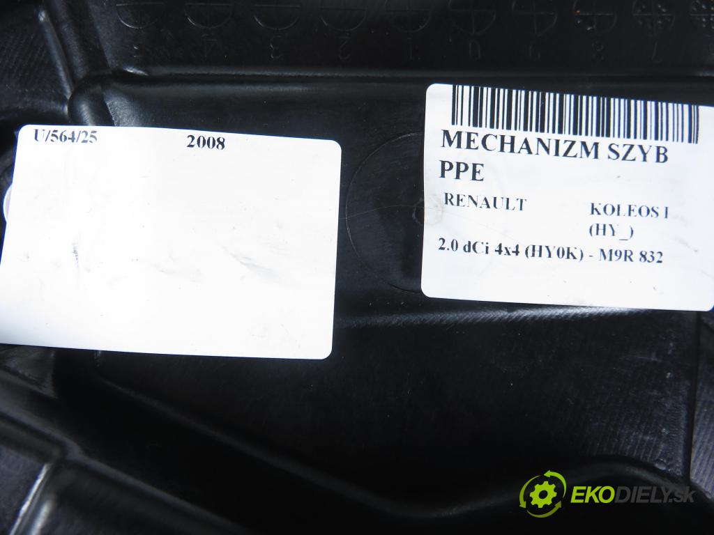 RENAULT KOLEOS I (HY_) SUV 2008 110,00 2.0 dCi 4x4 150 - M9R 832 1995,00 mechanismus oken PPE 80770JY