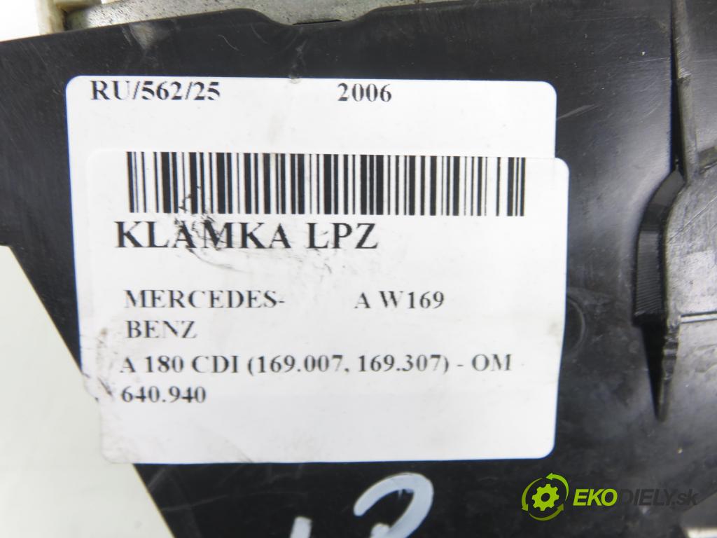 MERCEDES-BENZ KLASA A (W169) HB 2006 80,00 2.0 CDI 109 - OM 640.940 1991,00 zámok 1697202535