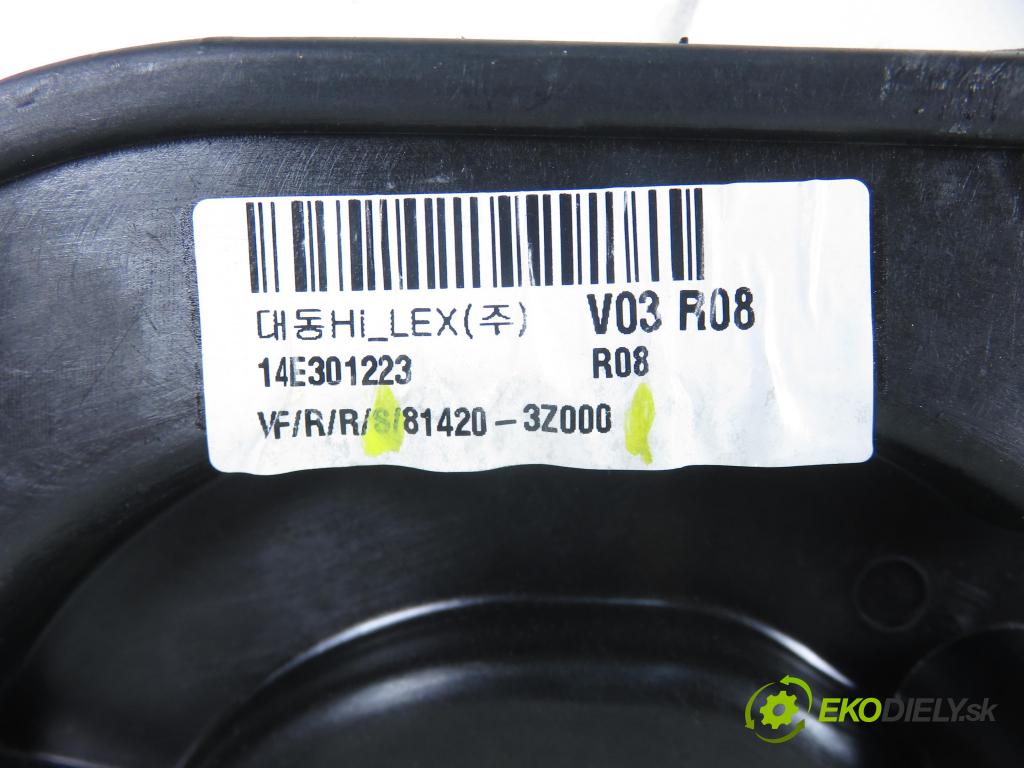 HYUNDAI i40 CW (VF) KOMBI 2014 100,00 1.7 CRDi 136 - D4FD 1685,00 Mechanizmus okien PTE 814203Z000