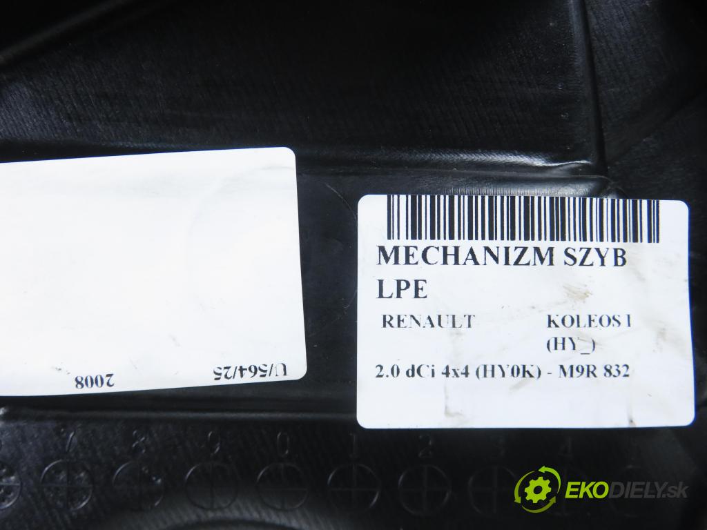 RENAULT KOLEOS I (HY_) SUV 2008 110,00 2.0 dCi 4x4 150 - M9R 832 1995,00 mechanismus oken 80771JY