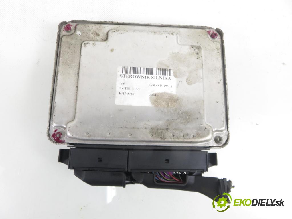 VW POLO (9N_) HB 2004 55,00 1.4 TDI - BAY 1422,00 Riadiaca jednotka Motor 045906019BH ; 0281011242