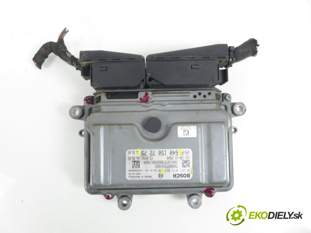 MERCEDES-BENZ KLASA A (W169) HB 2006 80,00 2.0 CDI 109 - OM 640.940 1991,00 Riadiaca jednotka Motor 6401507279 ; 0281013022