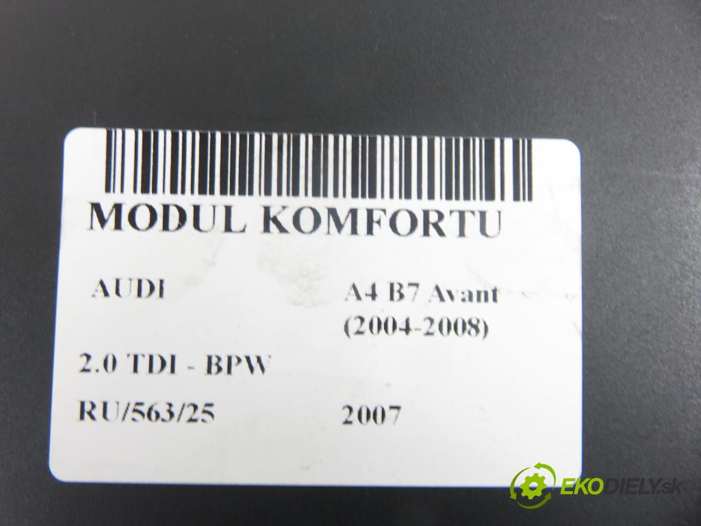 AUDI A4 Avant (8ED, B7) KOMBI 2007 103,00 2.0 TDI - BPW 1968,00 MODUL komfortu 8E0959433CE