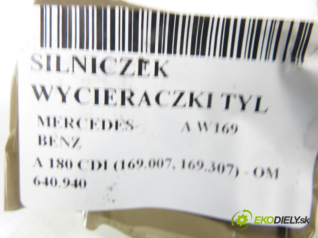 MERCEDES-BENZ KLASA A (W169) HB 2006 80,00 2.0 CDI 109 - OM 640.940 1991,00 Motorček stierače zadné 1698201340 ; 53032212 ; 89032461