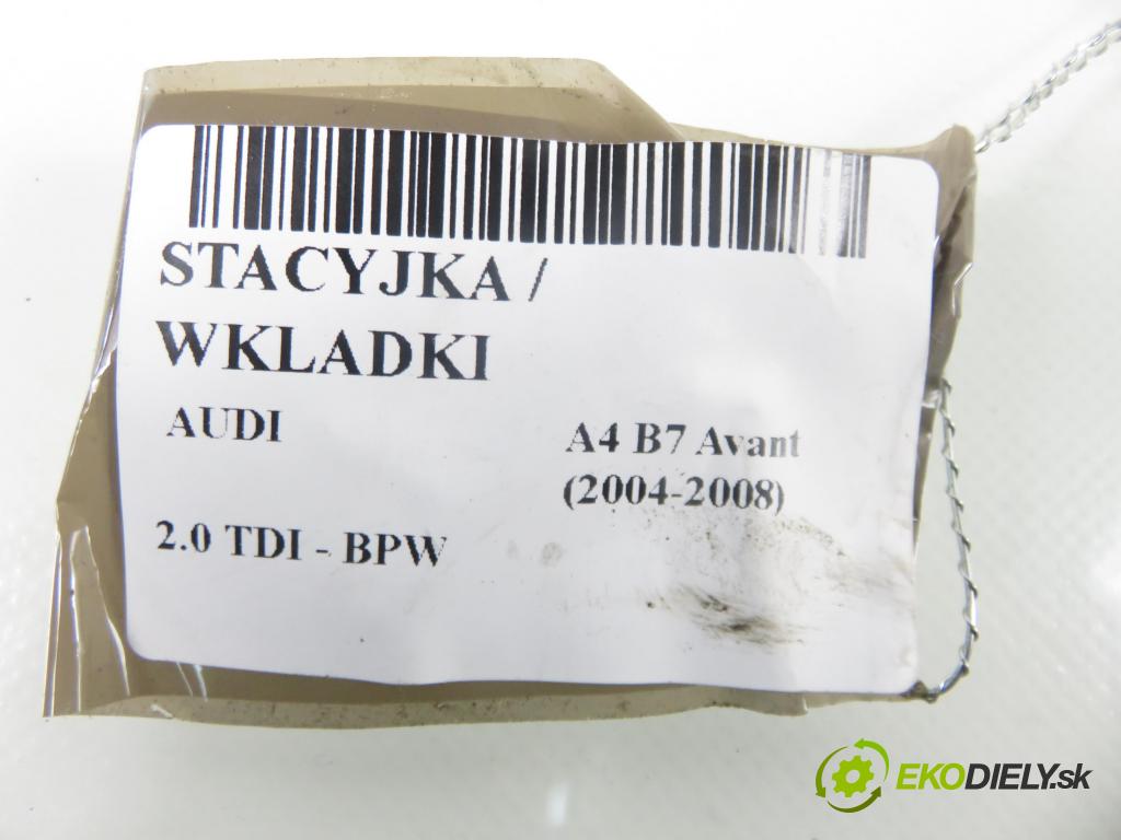AUDI A4 Avant (8ED, B7) KOMBI 2007 103,00 2.0 TDI - BPW 1968,00 spínačka / VLOŽKY 4B0905851Q