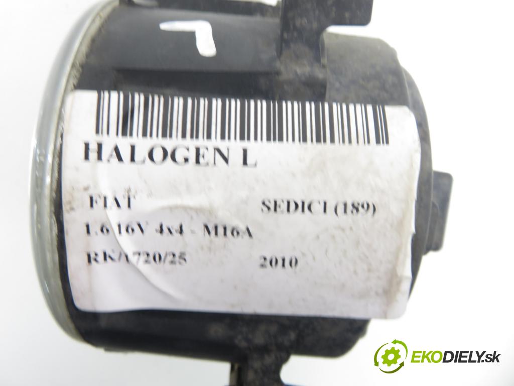 FIAT SEDICI (189_) CROSSOVER 2010 88,00 1.6 16V 120  4x4 - M16A 1586,00 hmlové svetlo, hmlovka L 3550062J01