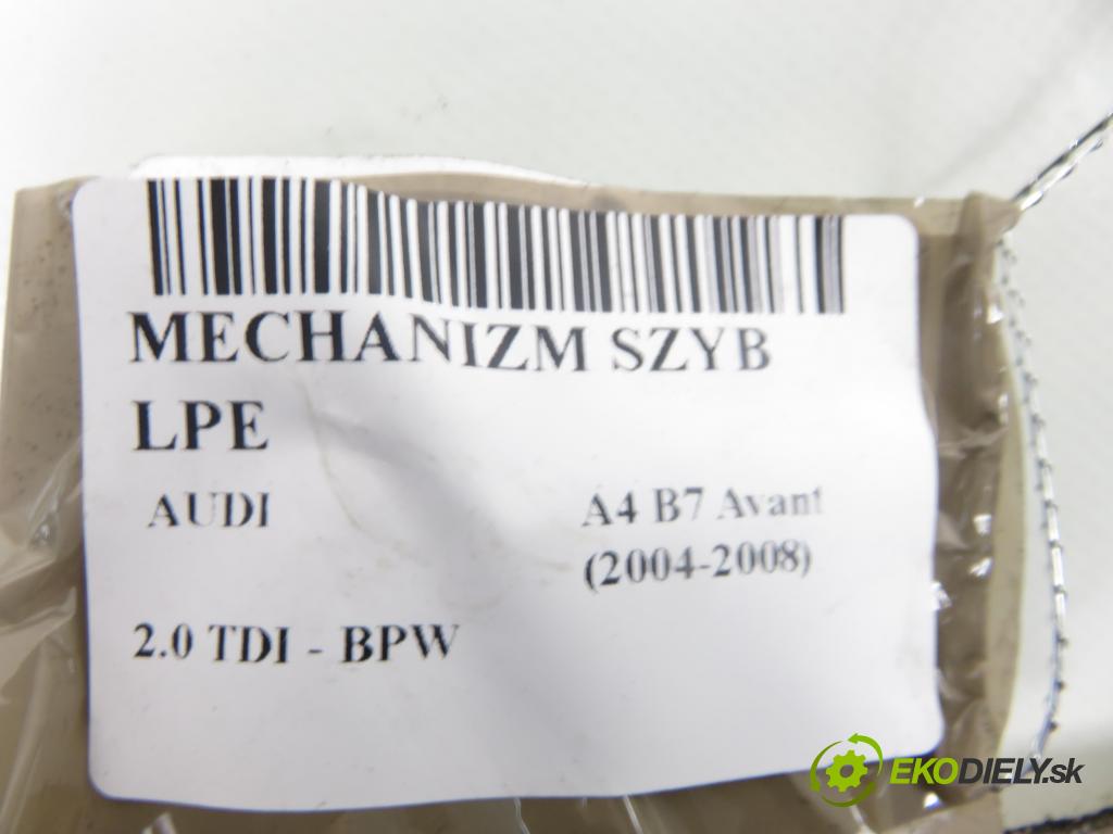 AUDI A4 Avant (8ED, B7) KOMBI 2007 103,00 2.0 TDI - BPW 1968,00 mechanismus oken 8E1959801H