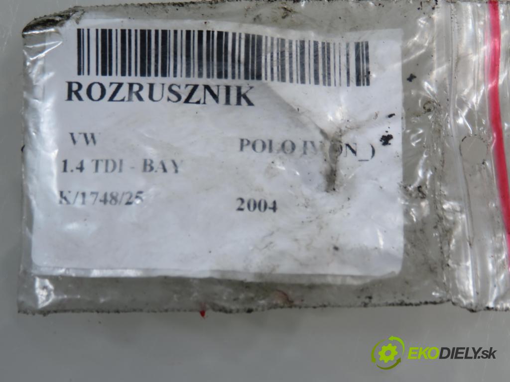 VW POLO (9N_) HB 2004 55,00 1.4 TDI - BAY 1422,00 Štartér 02A911024D (Štartér)