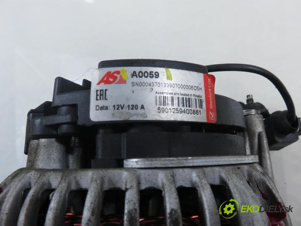 VW POLO (9N_) HB 2004 55,00 1.4 TDI - BAY 1422,00 Alternátor A0059 (Alternátor)