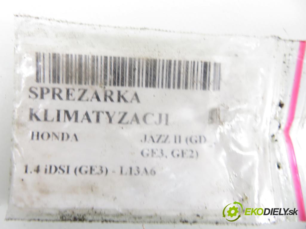HONDA JAZZ II (GD_, GE3, GE2) HB 2006 0,00 1.4 iDSI (GE3) - L13A6 1339,00 KOMPRESOR: klimatizácie HS090R (Kompresor klimatizácie)