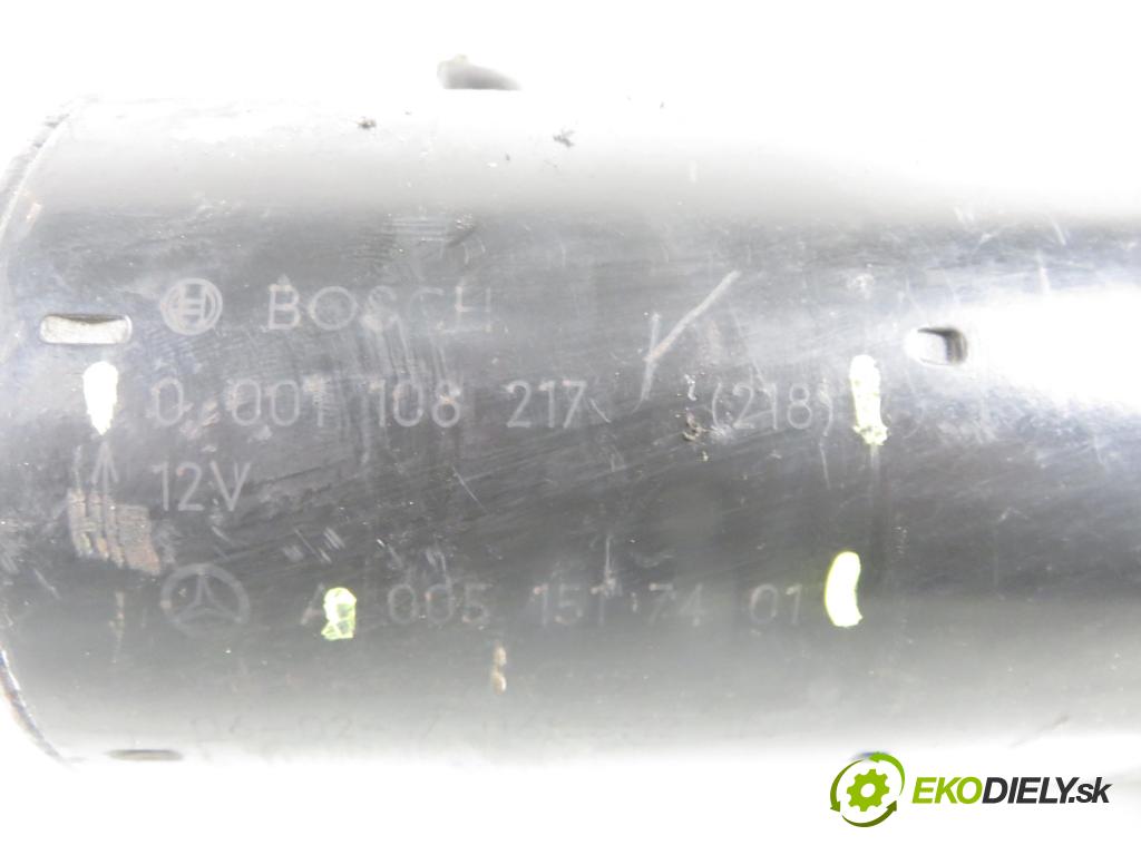 MERCEDES-BENZ KLASA A (W169) HB 2006 80,00 2.0 CDI 109 - OM 640.940 1991,00 Štartér 0051517401 ; 0001108217 ; 0001108218 (Štartér)