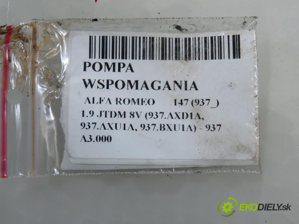 ALFA ROMEO 147 (937_) HB 2006 88,00 1.9 JTDM 8V (937.AXD1A, 937.AXU1A, 937.BXU1A) - 93 1910,00 Pumpa servočerpadlo 46534757 (Servočerpadlo)