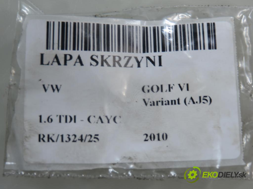 VW GOLF VI Variant (AJ5) KOMBI 2010 77,00 1.6 TDI - CAYC 1598,00 Uchytenie prevodovky 1K0199117AP