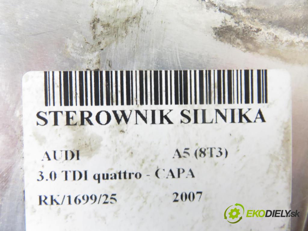 AUDI A5 (8T3) COUPE 2007 176,00 3.0 TDI quattro - CAPA 2967,00 Riadiaca jednotka Motor 8K0907401 ; 0281014014