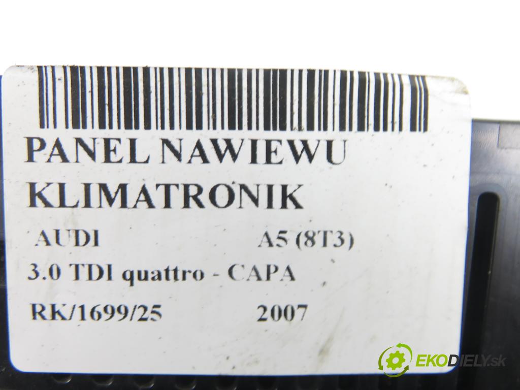AUDI A5 (8T3) COUPE 2007 176,00 3.0 TDI quattro - CAPA 2967,00 Panel kúrenia KLIMATRONIK 8T1820043F ; A2C53252469