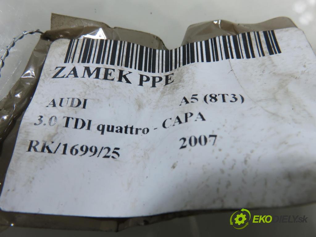 AUDI A5 (8T3) COUPE 2007 176,00 3.0 TDI quattro - CAPA 2967,00 zámok PPE 8J1837016A