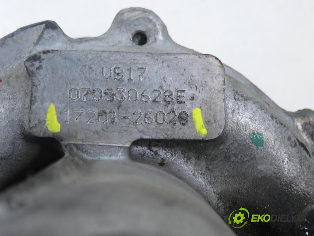 TOYOTA RAV 4 III (_A3_) SUV 2007 130,00 2.2 D 4WD 177 - 2AD-FHV 2231,00 Turbodúchadlo 1720126020 (Turbodúchadlo (kompletné))