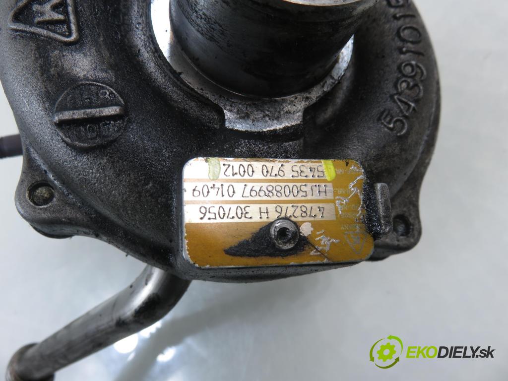 RENAULT CLIO III (BR0/1, CR0/1) HB 2006 63,00 1.5 dCi 86 - K9K 766 1461,00 Turbodúchadlo 54359700012 (Turbodúchadlo (kompletné))