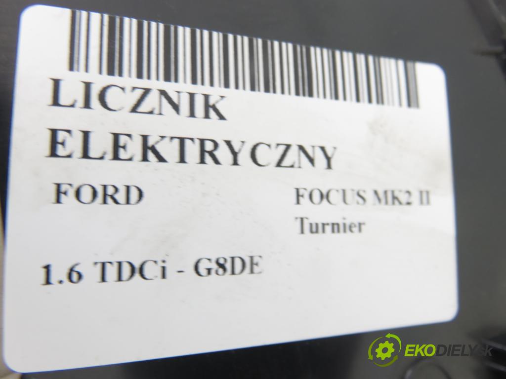 FORD FOCUS II Turnier (DA_, FFS, DS) KOMBI 2006 80,00 1.6 TDCi 109 - G8DE 1560,00 Prístrojovka elektrický 4M5T10849CK