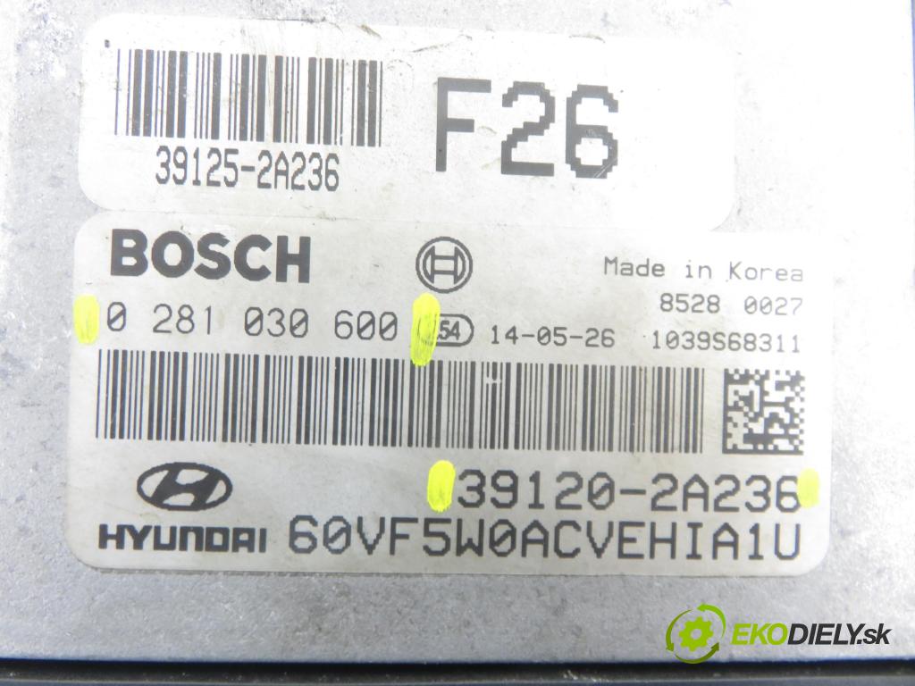 HYUNDAI i40 CW (VF) KOMBI 2014 100,00 1.7 CRDi 136 - D4FD 1685,00 Riadiaca jednotka Motor 0281030600 ; 391202A236