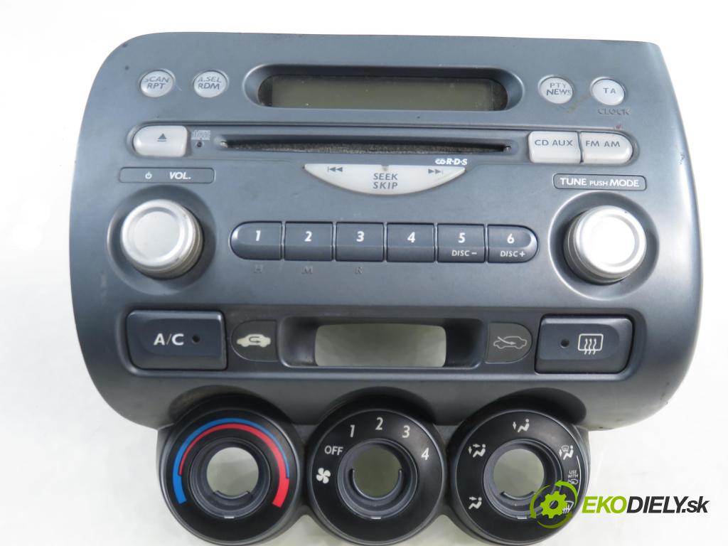 HONDA JAZZ II (GD_, GE3, GE2) HB 2002 61,00 1.3 (GD1) - L13A1 1339,00 RADIO CD MF9HN080