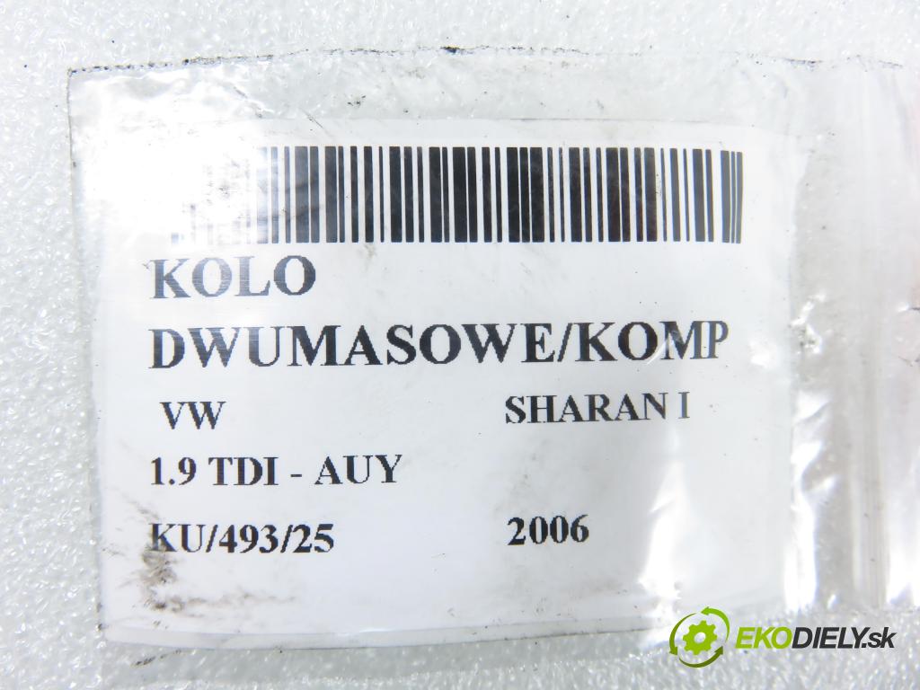 VW SHARAN (7M8, 7M9, 7M6) VAN 2006 85,00 1.9 TDI PD 115 - AUY 1896,00 řemenice DUAL MASS / COMP 124032110 ; 324030210 ; 415065410