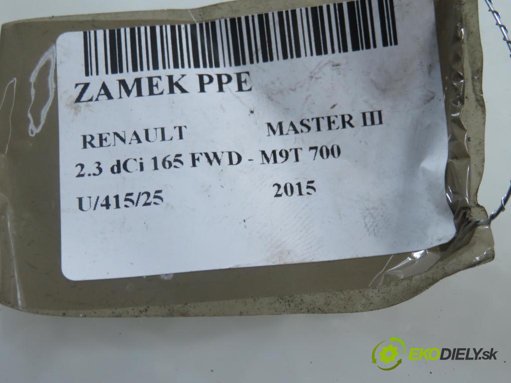 RENAULT MASTER III Platforma / podwozie (EV, HV, UV) KABINA/PLATFORMA 2015 0,00 2.3 dCi 165 FWD - M9T 700 2298,00 zámok PPE 805020009R